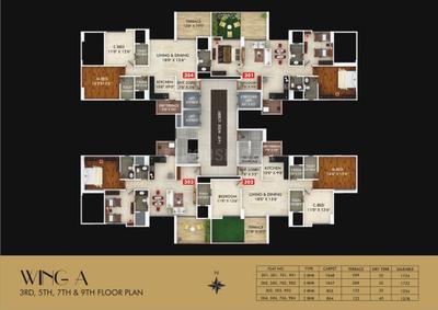 Project Image of 3000 Sq.ft 4 BHK Apartment / Flat for sale in Kondhwa Budruk for Rs. 32000000