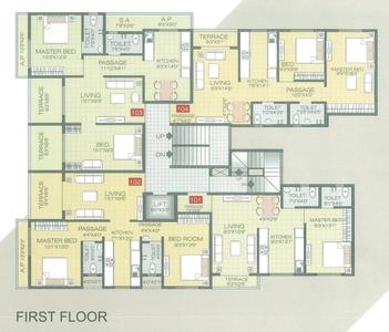 Project Image of 426.0 - 672.0 Sq.ft 1 BHK Apartment for buy in Heramb Atrinandan Heights
