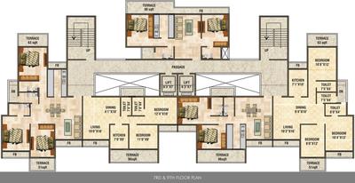 Project Image of 0.0 - 1030.0 Sq.ft 3 BHK Apartment for buy in Satyam Mayfair