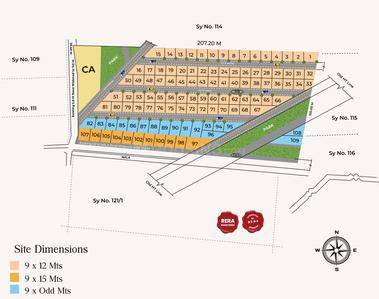 Project Image of 1163.0 - 1453.0 Sq.ft Residential Plot Plot for buy in Bhima Vishaka