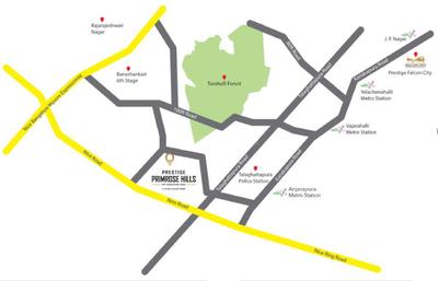 Project Image of 901.0 - 1104.0 Sq.ft 3 BHK Apartment for buy in Prestige Primrose Hills Ph 2