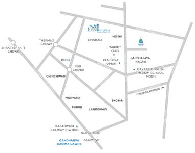 Project Image of 430.77 - 949.38 Sq.ft 2 BHK Apartment for buy in Yogesh Gandharva Excellence Project III A