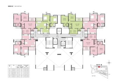 Project Image of 651.0 - 1005.0 Sq.ft 2 BHK Apartment for buy in Gini Vivante Phase 01