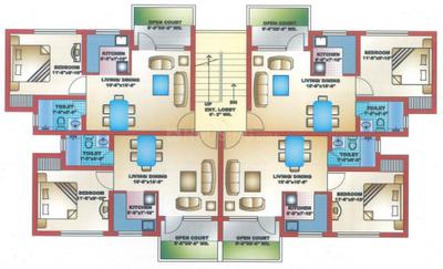 Project Image of 544.0 - 895.0 Sq.ft 1 BHK Apartment for buy in Ansal Aastha Apartments