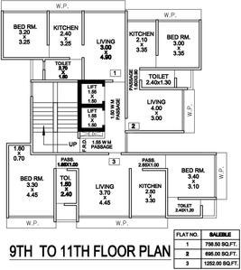 Project Image of 695.0 - 1252.0 Sq.ft 1 BHK Apartment for buy in K. Bhatia Rajal Classic