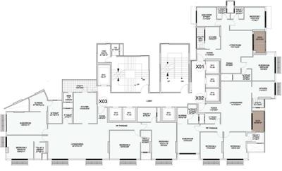 Project Image of 1491.0 - 2659.0 Sq.ft 2 BHK Apartment for buy in Adani Ten BKC