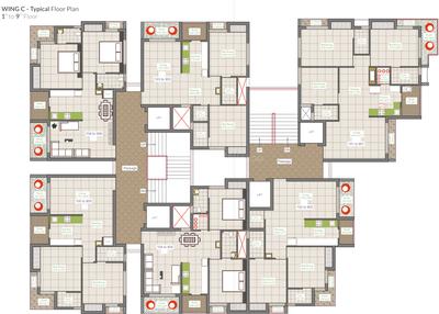 Project Image of 599.66 - 1115.0 Sq.ft 2 BHK Apartment for buy in Shivam Developers Siddhi Heritage