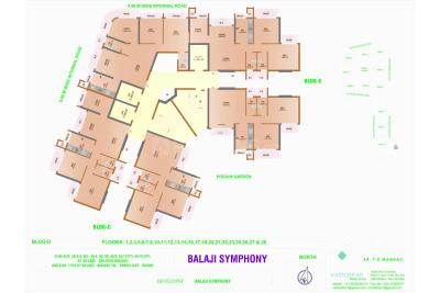 Project Image of 0.0 - 674.0 Sq.ft 2 BHK Apartment for buy in Vishesh Balaji Symphony