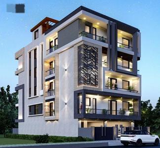 Luxury builder floor by Swatik 7 Elevation 1