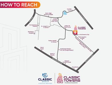 Project Image of 1360.0 - 1550.0 Sq.ft 2 BHK Apartment for buy in Classic Towers