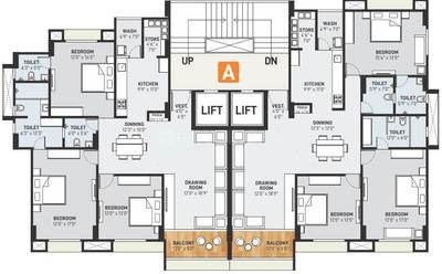 Project Image of 2655 Sq.ft 3 BHK Apartment / Flat for sale in Koteshwar for Rs. 12500000