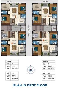 Project Image of 0.0 - 1170.0 Sq.ft 3 BHK Apartment for buy in Viva Vilas And Vikas
