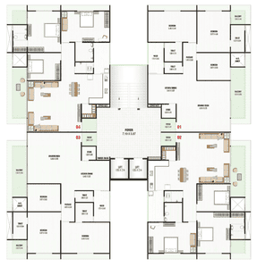 Project Image of 2564 Sq.ft 3 BHK Apartment / Flat for sale in Nikol for Rs. 14000000