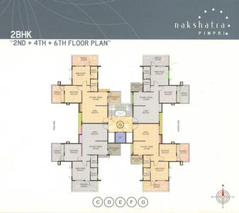 Project Image of 650.0 - 1660.0 Sq.ft 1 BHK Apartment for buy in Ellora Nakshatra