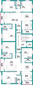 Project Image of 1362.0 - 1404.0 Sq.ft 3 BHK Apartment for buy in Vishnu MC Joel Flats
