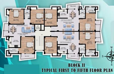 Project Image of 1110.0 - 1395.0 Sq.ft 2 BHK Apartment for buy in Concept Jilika Residency