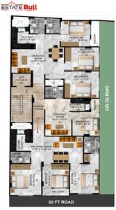 Project Image of 450.0 - 1045.0 Sq.ft 1 BHK Builder Floor for buy in Estate Bull Dream Home 6