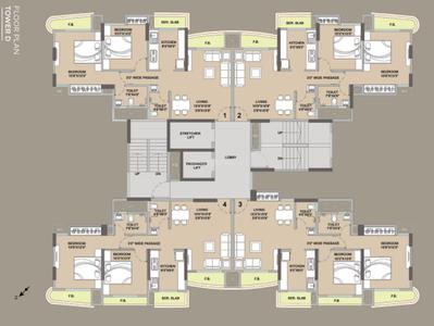 Project Image of 940.0 - 1450.0 Sq.ft 2 BHK Apartment for buy in Vijay Residency
