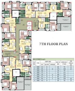Project Image of 734.0 - 1558.0 Sq.ft 1 BHK Apartment for buy in GM Meena Galaxy