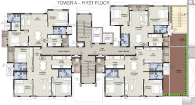 Project Image of 1251.0 - 3058.0 Sq.ft 2 BHK Apartment for buy in Ozone Pole Star