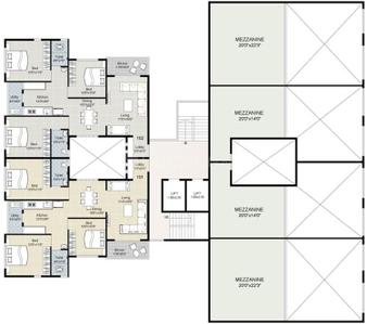 Project Image of 1316.0 - 1553.0 Sq.ft 3 BHK Apartment for buy in Gajra Padmanabh Heights