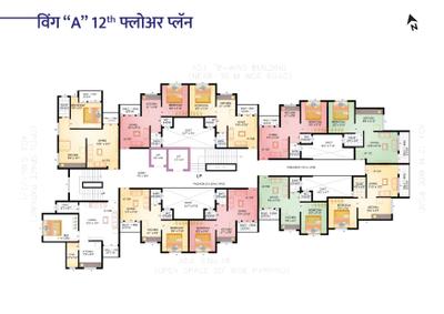 Project Image of 814.0 - 1008.0 Sq.ft 2 BHK Apartment for buy in Swastik Mangal