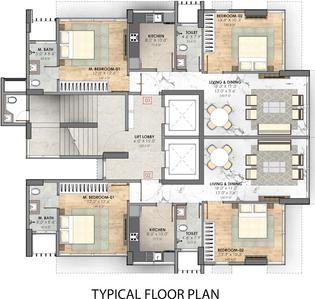 Project Image of 714.0 - 1430.0 Sq.ft 2 BHK Apartment for buy in Sugee Paavan