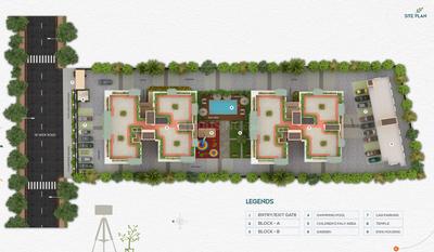 Project Image of 1625.0 - 2396.0 Sq.ft 3 BHK Apartment for buy in Prarthana Uma Exotica