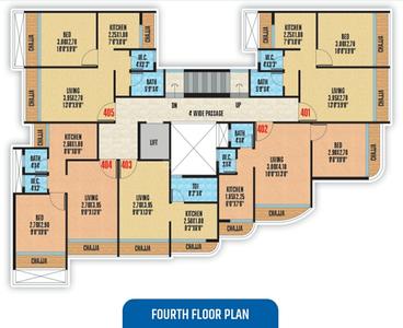 Project Image of 179.76 - 323.89 Sq.ft 1 RK Apartment for buy in Shree Ambika Aangan