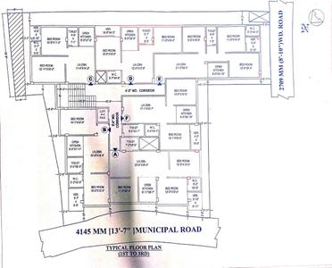 Goodwill Apartment Apartment Cluster Plan from 1st to 3rd Floor 1
