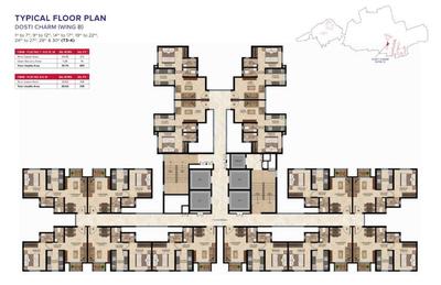 Project Image of 319.0 - 385.0 Sq.ft 1 BHK Apartment for buy in Dosti Greater Thane