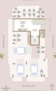 Sarang Topaz Sarang Topaz Cluster Plan for ground Floor 1