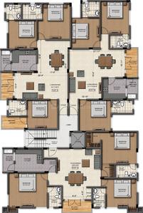 Project Image of 1383.0 - 1640.0 Sq.ft 3 BHK Apartment for buy in Sumanth Sreshta Samasta