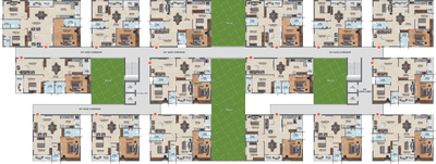 Project Image of 1200.0 - 1945.0 Sq.ft 2 BHK Apartment for buy in Greenscape Serenity