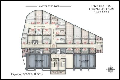 Project Image of 518.17 - 869.29 Sq.ft 1 BHK Apartment for buy in Space Sky Heights