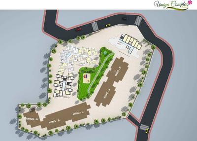 Project Image of 213.34 - 420.01 Sq.ft 1 RK Apartment for buy in Umiya Complex Wing H And G