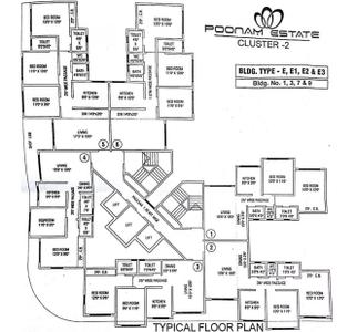 Project Image of 469.09 - 838.08 Sq.ft 1 BHK Apartment for buy in Unique Poonam Estate Cl 2 Blg No 7 8 9