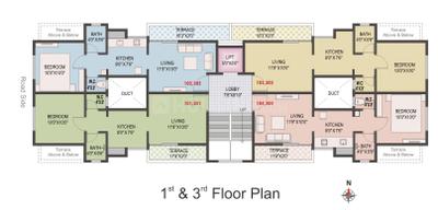 Project Image of 367.0 - 410.0 Sq.ft 1 BHK Apartment for buy in Vastu Siddhi