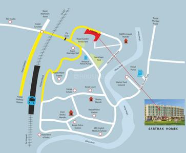 Project Image of 343.0 - 574.0 Sq.ft 1 BHK Apartment for buy in Sarthak Homes Wing A B C
