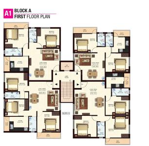 Project Image of 535.0 - 1378.0 Sq.ft 1 BHK Apartment for buy in Colorhomes Florencia
