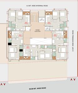 Project Image of 736.57 - 740.88 Sq.ft 2 BHK Apartment for buy in Swati Silver Stone 35