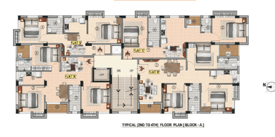 Project Image of 752.0 - 1029.0 Sq.ft 2 BHK Apartment for buy in Green View Residency
