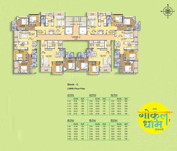 Project Image of 1050.0 - 1735.0 Sq.ft 2 BHK Apartment for buy in Takshila Gokul Dham Society