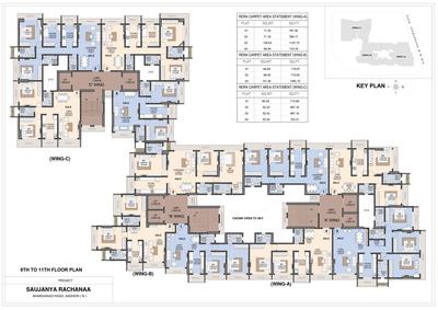 Project Image of 651.21 - 1147.76 Sq.ft 2 BHK Apartment for buy in Saujanya Rachanaa
