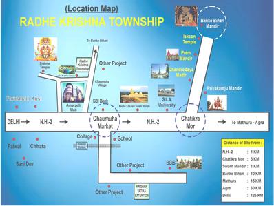 Siyaram Bhoomi Radhe Krishna Township Location Plan 3