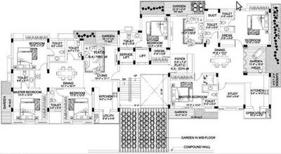 Project Image of 1692.0 - 2374.0 Sq.ft 3 BHK Apartment for buy in Fomra Jardin