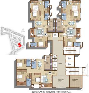 Project Image of 2351.0 - 3233.0 Sq.ft 3 BHK Apartment for buy in Sterling Infinia