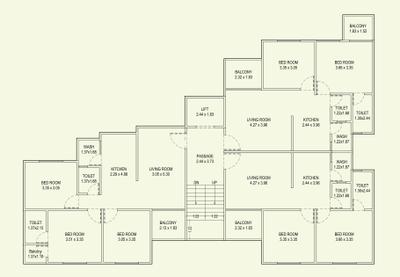 Project Image of 306.34 - 752.61 Sq.ft 1 BHK Apartment for buy in Shree Akshar Vihar Phase 3