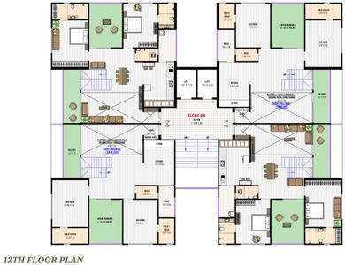 Project Image of 1241.19 - 2308.86 Sq.ft 3 BHK Apartment for buy in Kanha Nest Elina