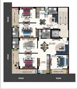 Project Image of 1000.0 - 1450.0 Sq.ft 2 BHK Apartment for buy in Skyline Dev Infra